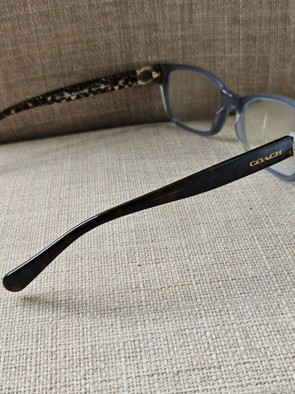 Coach Eyeglasses frame Milky Blue Denim Eyewear HC6119 Unisex Glasses Frame only